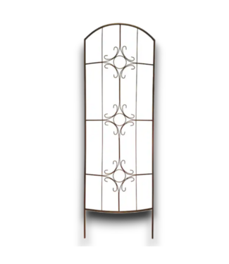 52380 Bronze Steel Garden Trellis For Climbing Plants & Roses