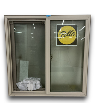 52381 Gray Vinyl Sliding Privacy Window 35.5"W x 35.5"H