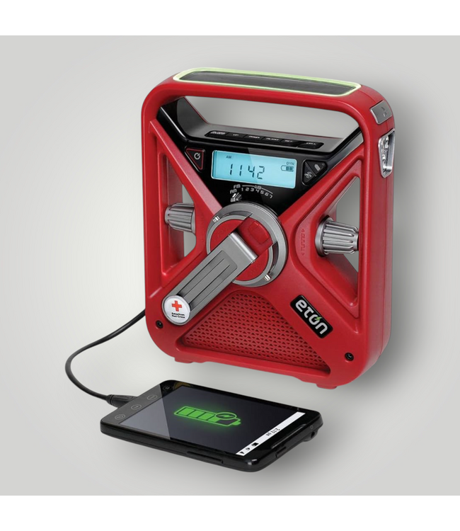 52384 Red Radio with Flashlight