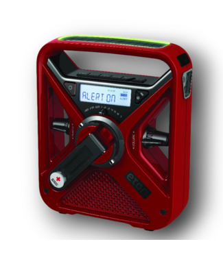 52384 Red Radio with Flashlight