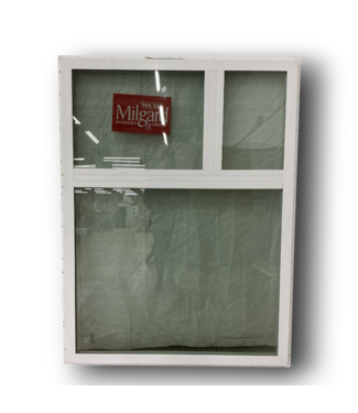 52390 Vinyl 3-Panel Fixed Window 47.625"W x 63.5"H