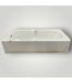 52391 Pro Steel White Alcove Soaking Bathtub 60"W x 30"D