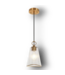 52397 Sdulaor 1-Light Gold & Black Hanging Pendant Light