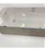 52391 Pro Steel White Alcove Soaking Bathtub 60"W x 30"D