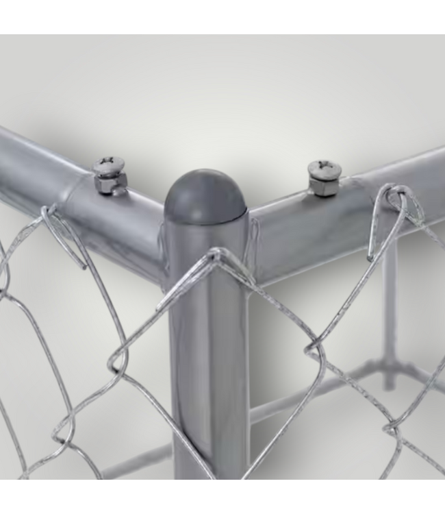 52396 Two-In-One Galvanized Chain Link Kit 5'W x 15'L
