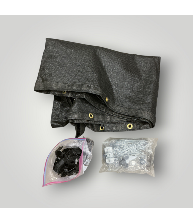 52396 Two-In-One Galvanized Chain Link Kit 5'W x 15'L