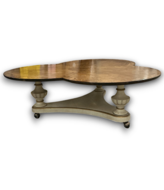 52400 Vintage Burrowed Mahogany Coffee Table