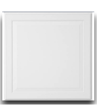52406 Single Raised White Ceiling Tile Set of 6 Boxes 144 sq. ft.