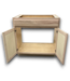 52410 Oak Brook Natural Unfinished Sink Base Cabinet 36"W