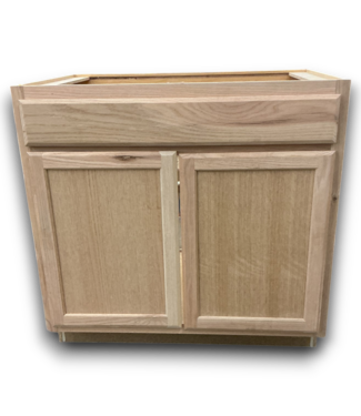 52410 Oak Brook Natural Unfinished Sink Base Cabinet 36"W