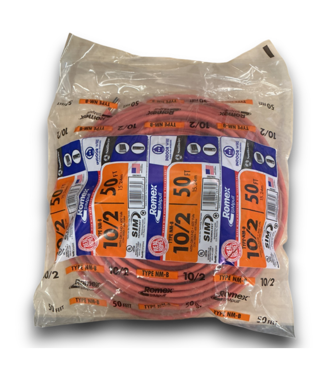 52411 Romex SIMpull Solid Indoor CU NM-B W/G 50' Roll