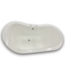 52416 Vintage White Cast Iron Clawfoot Soaking Bathtub