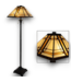 52424 Lavish Tiffany Style 2-Light Floor Lamp