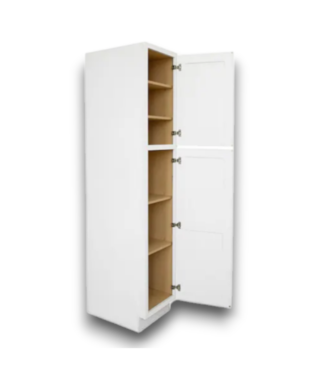 52428 Fairplay White Pantry Cabinet 18" x 90"