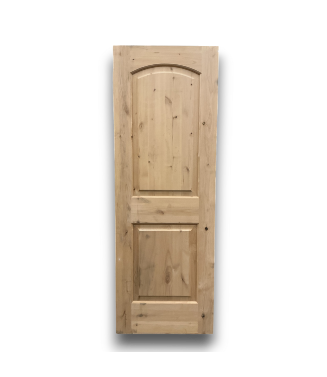 52429 Knotty Alder Solid 3-Panel Interior Door 28" x 80"