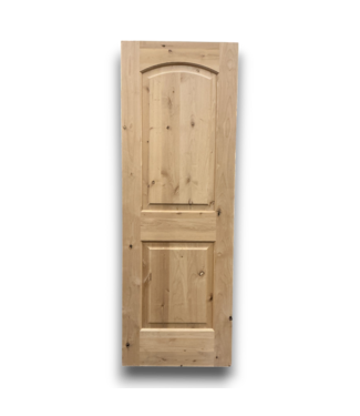 52429 Knotty Alder Solid 3-Panel Interior Door 28" x 80"
