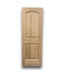 52429 Knotty Alder Solid 3-Panel Interior Door 28" x 80"
