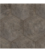 52440 Metallic Hex Hexagon Floor And Wall Tile 27.06 sq. ft.