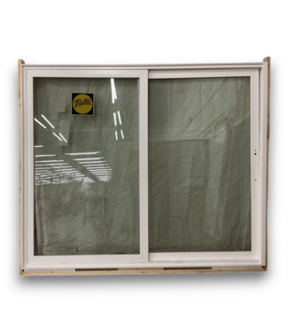 52451 Sliding Patio Door White Vinyl 95.5"W x 79.5"H