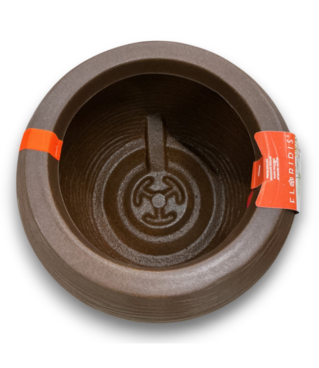 52452 Dark Brown Indoor/Outdoor Planter 11"D x 10"H