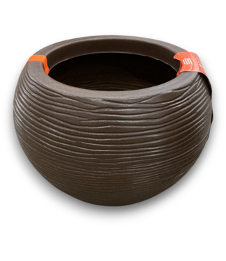 52452 Dark Brown Indoor/Outdoor Planter 11"D x 10"H
