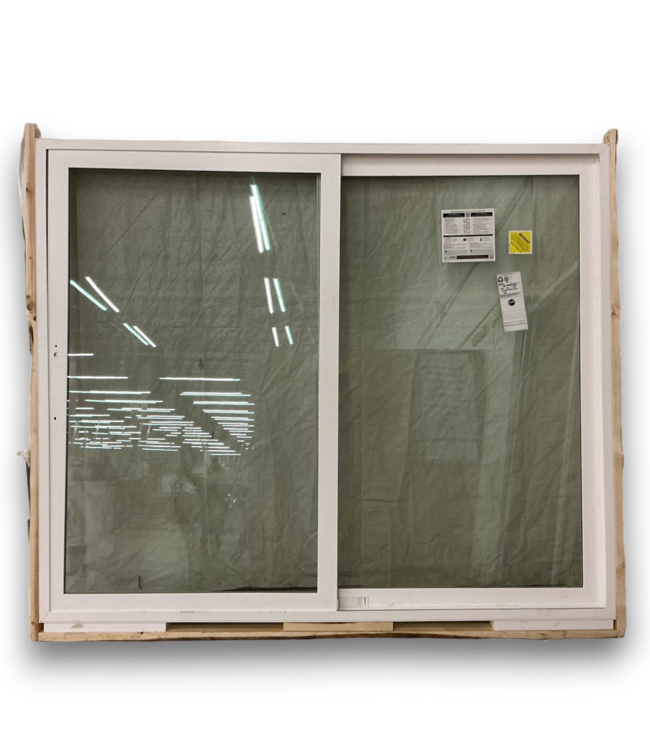 52451 Sliding Patio Door White Vinyl 95.5"W x 79.5"H