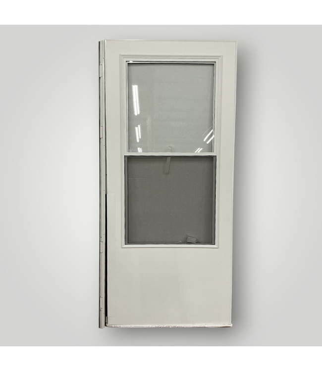 52470 White Reversible Mid-View Storm Door 36" x 81"