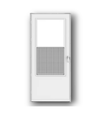 52470 White Reversible Mid-View Storm Door 36" x 81"