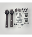 52474 Antique Bronze Sliding Barn Door Hardware Set