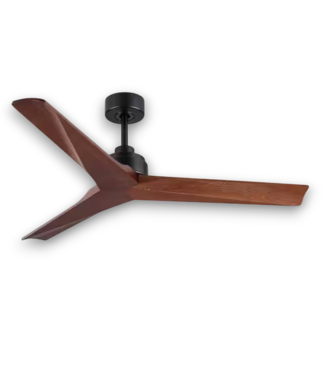 52479 Lowe Profile Black Ceiling Fan Without Light 52"