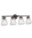 52483 Oil-Rubbed Bronze 4-Light Vanity Light