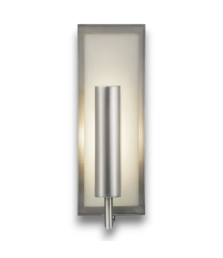 52486 1-Light Brushed Steel Wall Sconce
