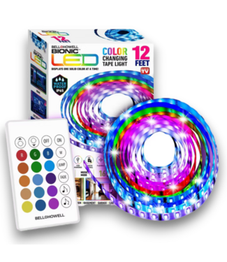 52489 Waterproof LED Color Changing Tape Light 12'