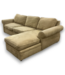 52484 2 Piece Blonde Sectional Sofa