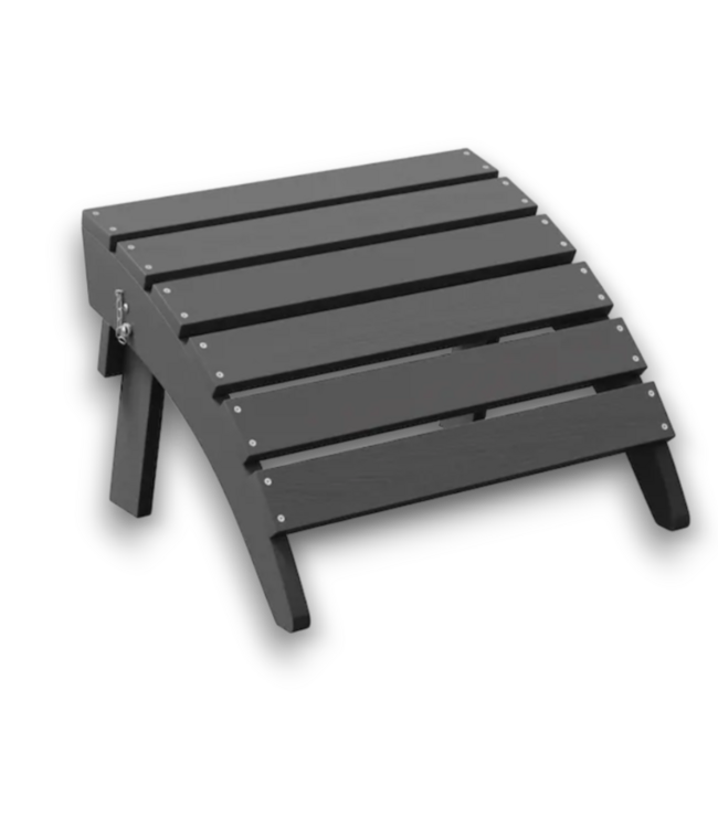 52501 Gray Folding Adirondack Outdoor Footrest