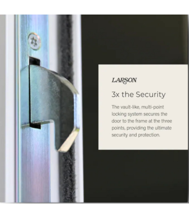 52496 White Split Fullview Storm Door 36" x 81"