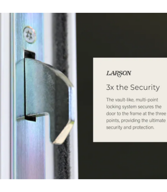 52499 White Split Fullview Storm Door 36" x 79.25"