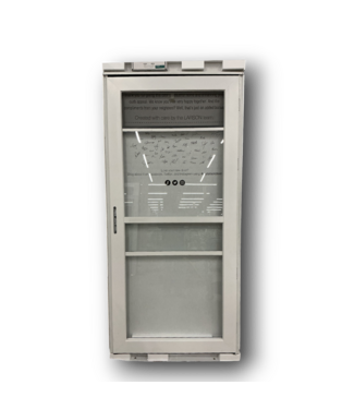 52499 White Split Fullview Storm Door 36" x 79.25"