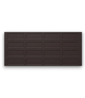 52520 Classic Steel Insulated Brown Double Garage Door 16' x 7'