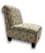 52524 Floral Armless Chair 30" x 37" Set of 3