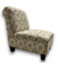 52524 Floral Armless Chair 30" x 37"