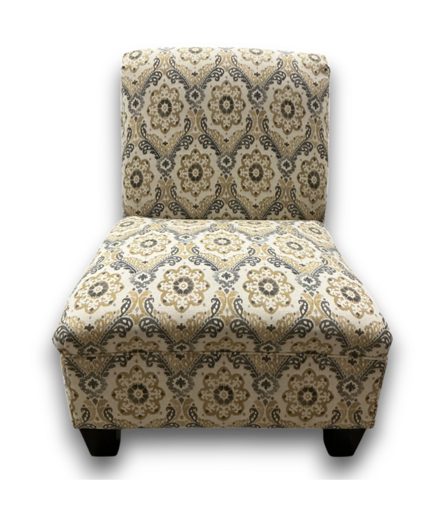 52524 Floral Armless Chair 30" x 37" Set of 3