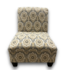 52524 Floral Armless Chair 30" x 37" Set of 3