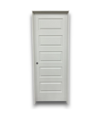 52526 Prehung White 5-Panel Interior Door 30" x 80"