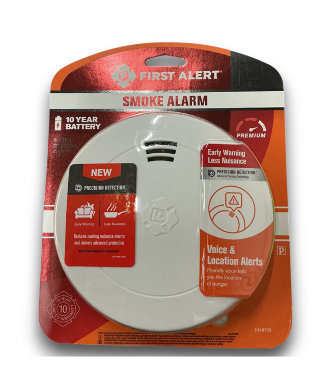 52538 White Smoke Alarm with Voice Alerts