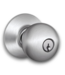 52539 Light Commercial Keyed Chrome Door Knob