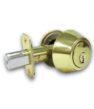 52540 Brass Double Cylinder Deadbolt