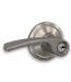 52541 Merano Satin Nickel Exterior Keyed Entry Door Handle