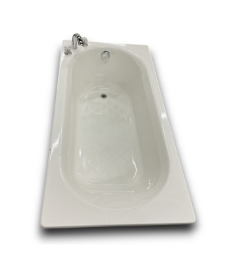 52550 Steel Porcelain Enameled Drop In Bathtub 32"W x 66"L