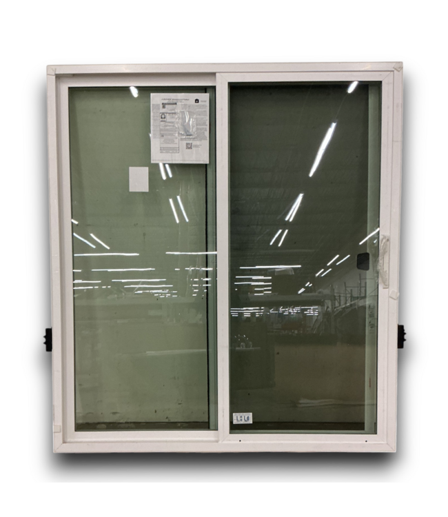 52553 White Vinyl Left Hand Sliding Patio Door 72"W x 80"H